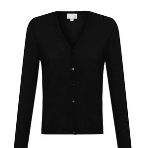 TSE Cashmere Classic V-Neck Button Up Cardigan XS